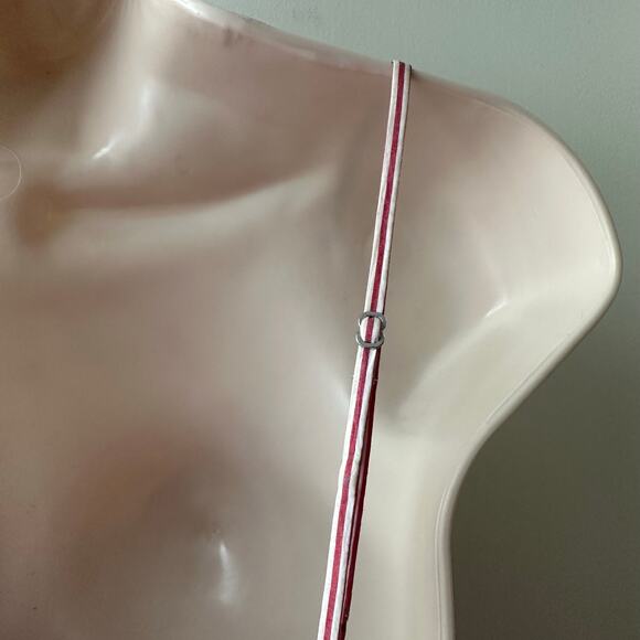 J.Crew Red and White Stripe Poplin Dress Ruffle Skirt, Size 6 - Picture 9 of 16